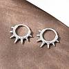 Spiked 316 Stainless Steel Cartilage Earrings AJEW-C044-15AS-3