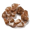 Natural Gold Strawberry Quartz Beads Strands G-NH0005-B10-01B-3