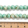 Assembled Synthetic Stone and Trochus Shell Beads Strands G-B128-08B-02-4