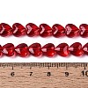 Baking Paint Transparent Glass Beads Strands DGLA-N021-01A-06-4