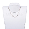 Chain Necklaces NJEW-JN02759-02-4