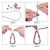 0.8mm Crystal Polyester Threads Transparent Jewelry Bracelet Beading Wire Cords EW-PH0001-0.8mm-02-10