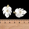 Natural White Shell Carved Pendants SHEL-B180-01G-3