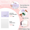 100Pcs Rectangle Clear Polypropylene Cellophane Bags CDIS-TA0001-36E-5