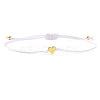 Valentine's Adjustable Braided Polyester Cord Bracelets GM2838-7-1