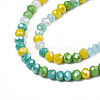 Opaque Glass Beads Strands X-GLAA-T006-07-A04-3