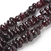 Natural Garnet Beaded Necklaces and Bracelets SJEW-Q034-02-5