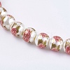 Handmade Pearlized Lampwork Beads LAMP-G133-03-3