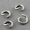 Tarnish Resistant 304 Stainless Steel Open Jump Rings A-STAS-R049-5x1mm-1