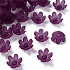 Frosted Acrylic Bead Caps MACR-S371-07A-743-1