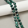 Natural Malachite Beads Strands G-L630-B01-10x10mm-1