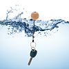  3Pcs 3 Style Creative Environmental Protection Cork Keychains KEYC-NB0001-69-4