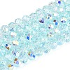 Transparent Glass Beads Strands X-EGLA-N016-3mm-01-1