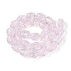 Handmade Foil Glass Beads Strands FOIL-N033-02G-2