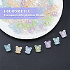 DICOSMETIC 70Pcs 7 Colors UV Plating Rainbow Iridescent Acrylic Beads PACR-DC0001-03-3