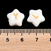 Handmade Printed Porcelain Beads PORC-T136-01E-3
