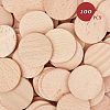 Beech Wooden Round Pieces LS-WOOD-WH0101-32B-2