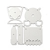 Study Supplies Carbon Steel Cutting Dies Stencils LS-DIY-P076-14-4