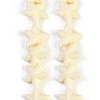 Synthetic Coral Dyed Carved Beads Strands CORA-K009-06B-2