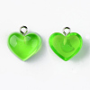 Transparent Resin Pendants X-RESI-R429-30F-1