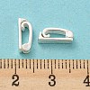925 Sterling Silver Watch Band Fold Over Clasps with 925 Stamp STER-B002-04A-S-4