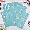 Olycraft Self-Adhesive Silk Screen Printing Stencil DIY-OC0003-79A-5