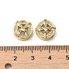 Rack Plating Brass Micro Pave Cubic Zirconia Beads KK-K377-18G-3