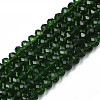 Glass Beads Strands EGLA-A034-T1mm-D24-4
