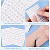 Women's PET Plastic Self Adhesive Face Glitter Stickers for Makeup DIY-OC0009-95B-4