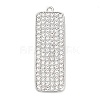 Brass Micro Pave Cubic Zirconia Pendants KK-L229-032P-1
