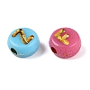 Plating Acrylic Beads PACR-T017-02M-3