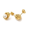 PVD Vacuum Plating 304 Stainless Steel Stud Earring EJEW-C099-01GP-4