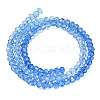 Transparent Painted Glass Beads Strands DGLA-A034-T1mm-A01-5