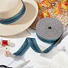 9.5~10 Yards Polyester Jacquard Ribbons OCOR-OC0001-20A-4