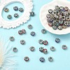 10Pcs Alloy Rhinestone European Beads CPDL-YW0001-02A-5