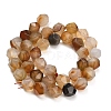 Natural Agate(Dyed & Heated) Beads Strands G-K425-B13-01-5