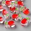 Transparent Enamel Acrylic Beads TACR-S155-002F-1