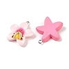 Opaque Resin Pendants RESI-D016-02A-3