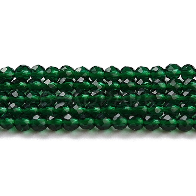 Transparent Glass Beads Strands GLAA-H021-03-15-1