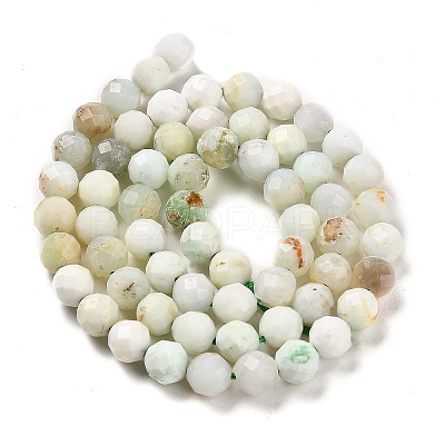 Natural Green Opal Beads Strands G-Z035-A02-04A-1