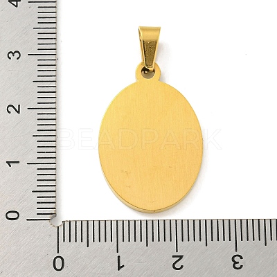 Ion Plating(IP) 304 Stainless Steel Pendants STAS-C102-09C-G-1