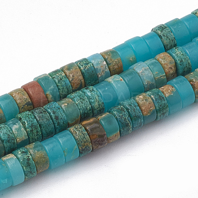Synthetic Imperial Jasper Beads Strands G-T103-18I-1