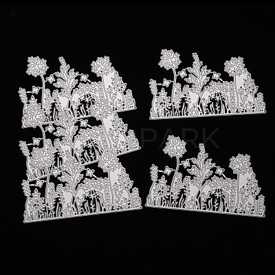 Flower Carbon Steel Cutting Dies Stencils DIY-A008-39-1