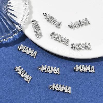 SHEGRACE Mother's Day Brass Clear Cubic Zirconia Pendants XGRQ1R698-359P-1