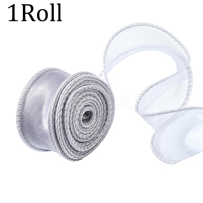 1 Roll Fishtail Yarn Iridescent Ribbon for Bowknot Making OCOR-YW0001-14B-1