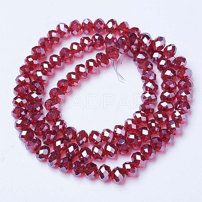 Electroplate Glass Beads Strands LS-EGLA-A034-T3mm-A06-1