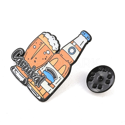 Beer Carnival Enamel Brooches JEWB-I063-02EB-04-1