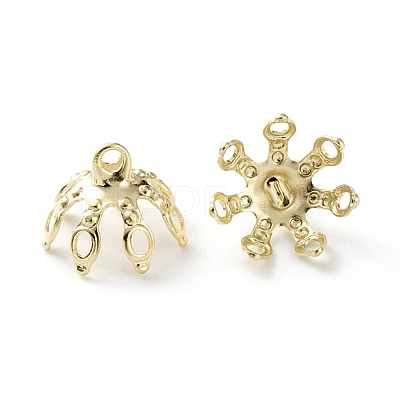 Brass Bead Cap Pendant Bails KK-H739-19-1