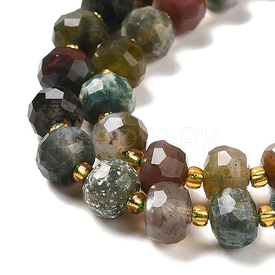 Natural Indian Agate Beads Strands G-P508-A04-01-1