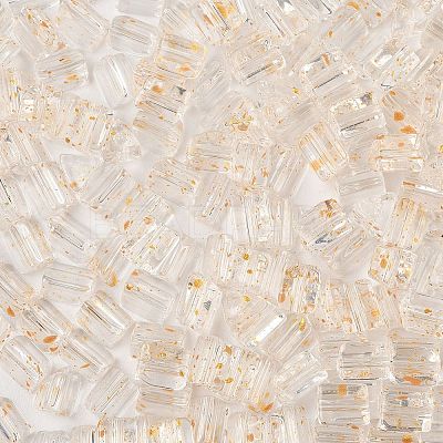 Transparent Spray Painted Glass Seed Beads SEED-L011-10A-05-1